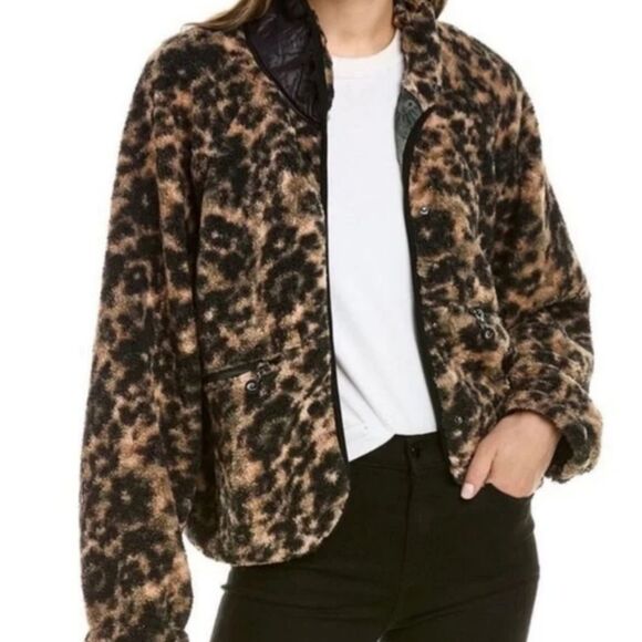 JOHNNY WAS Calme Printed Fleece Jacket NWT Sz L